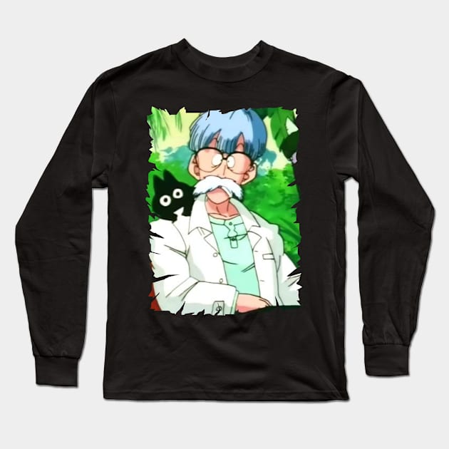 DR. BRIEF MERCH VTG Long Sleeve T-Shirt by Kiecx Art